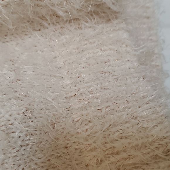 DKNY textured chenile hooded cardigan sweater size large euc - Picture 7 of 7